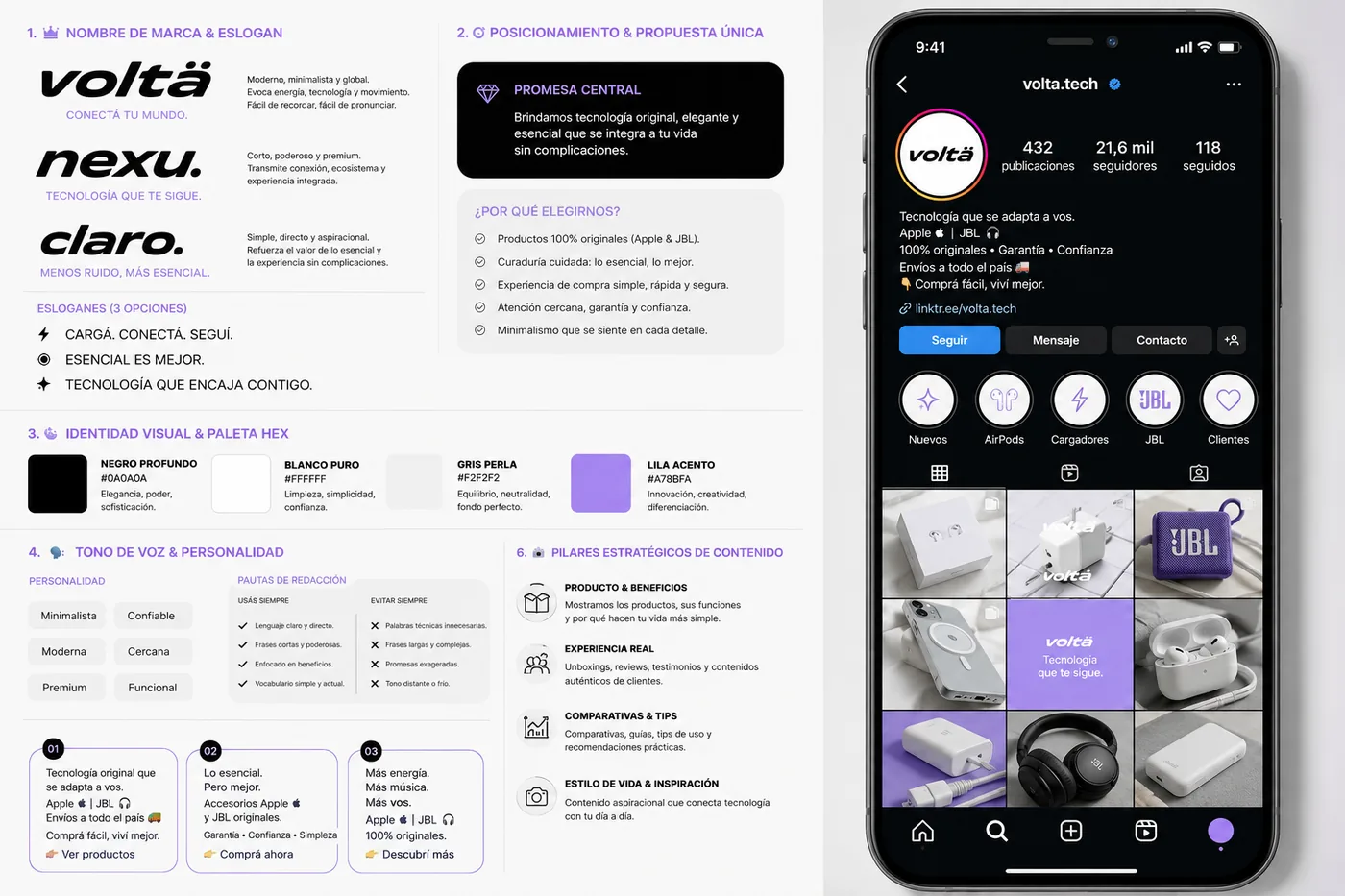 Identidad visual entregada